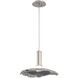 Cumulus LED 9.5 inch Beige Silver with Black Metal Pendant Ceiling Light, Small