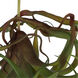 Faux Spider Plant Dark Green Floral Décor