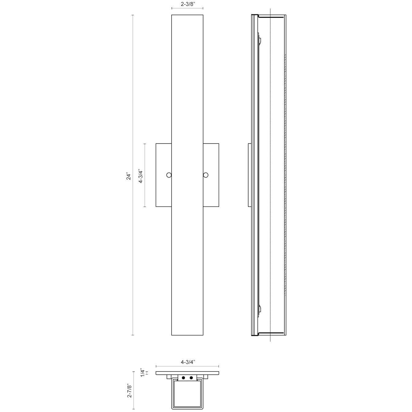 Melville Wall Sconce Wall Light in Black