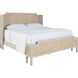 Camille Cerused White King Bed