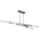 Axis LED 63.4 inch Classic Silver Linear Pendant Ceiling Light in 3000K LED