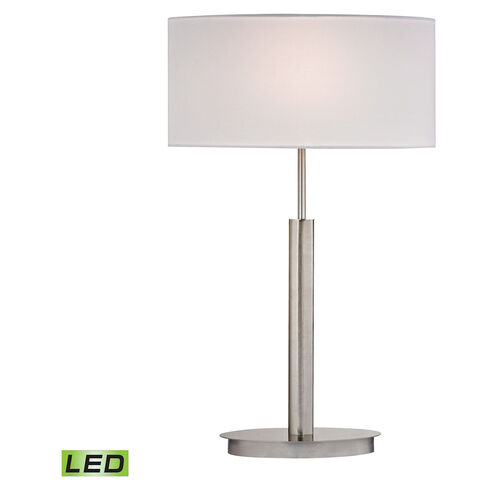Emmaus 24 inch 9.50 watt Satin Nickel Table Lamp Portable Light