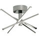 Jaxx LED 20 inch Polished Chrome Flush Mount Ceiling Light