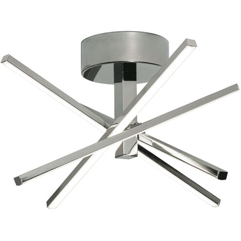 Jaxx LED 20 inch Polished Chrome Flush Mount Ceiling Light