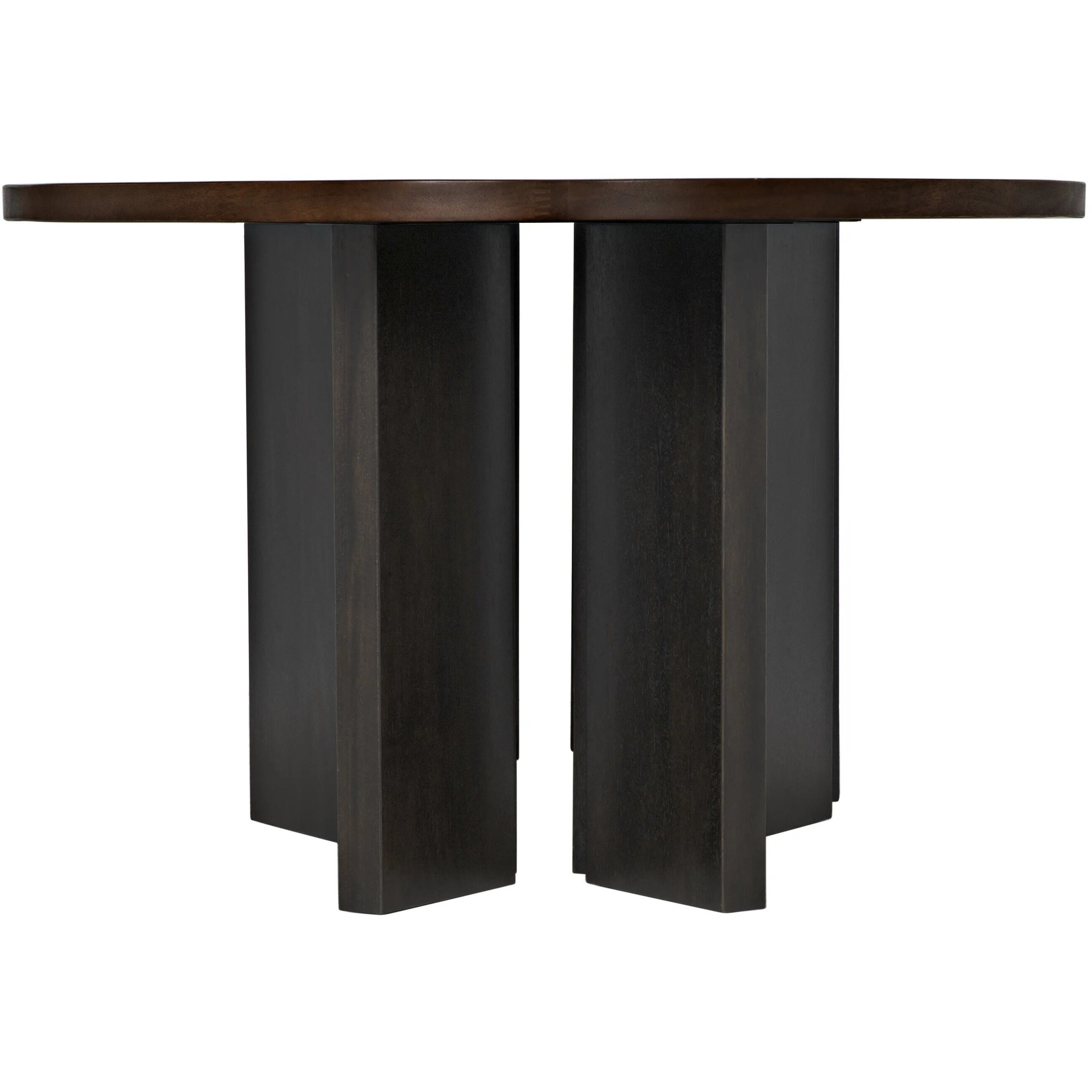 Savage 96 X 50 inch Dark Walnut & Ebony Dining Table