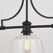 Beloit LED 36.5 inch Matte Black Linear Chandelier Ceiling Light