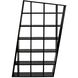 Barsum Hand Rubbed Black Bookcase