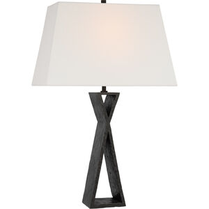 Chapman & Myers Denali 24.5 inch 15 watt Aged Iron Table Lamp Portable Light, Small