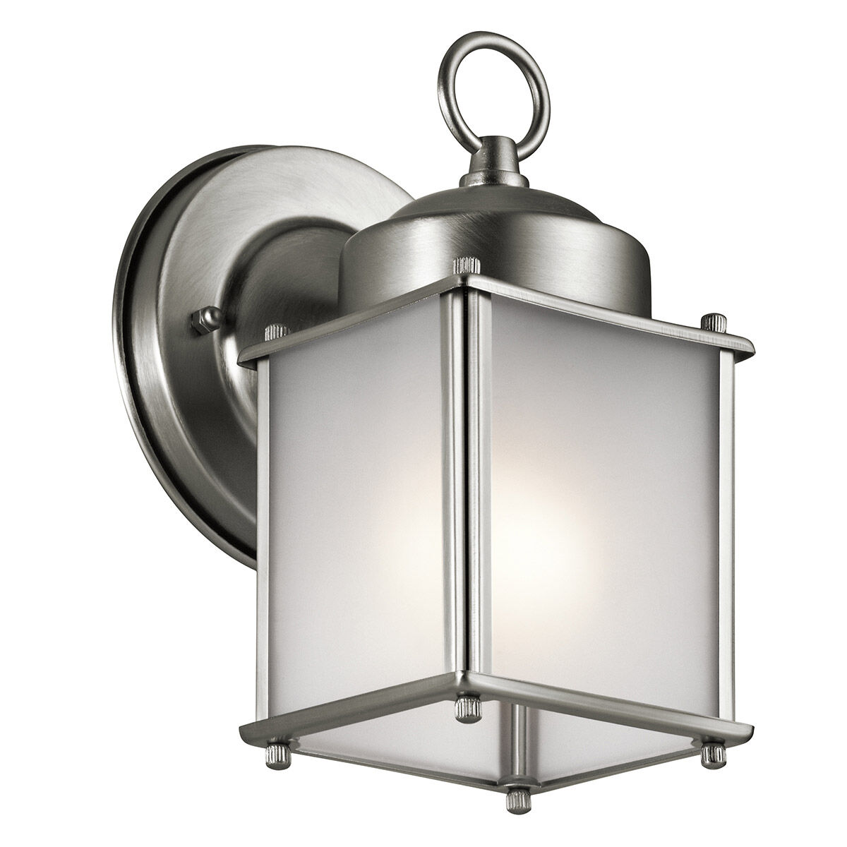 Independence 1 Light 8 inch Stainless Steel Outdoor Wall, Small
