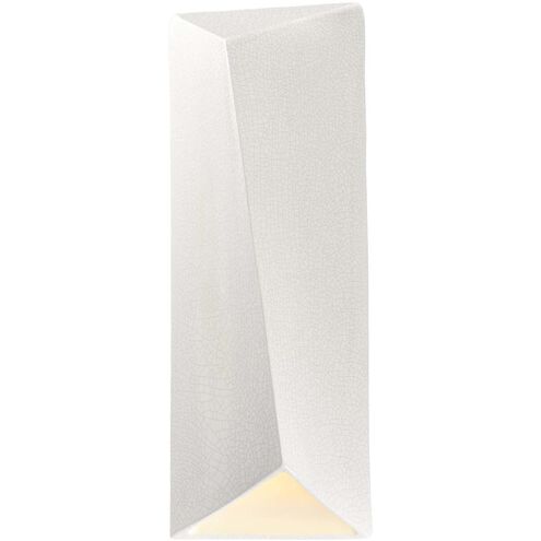 Ambiance Collection LED 9 inch Celadon Green Crackle Wall Sconce Wall Light