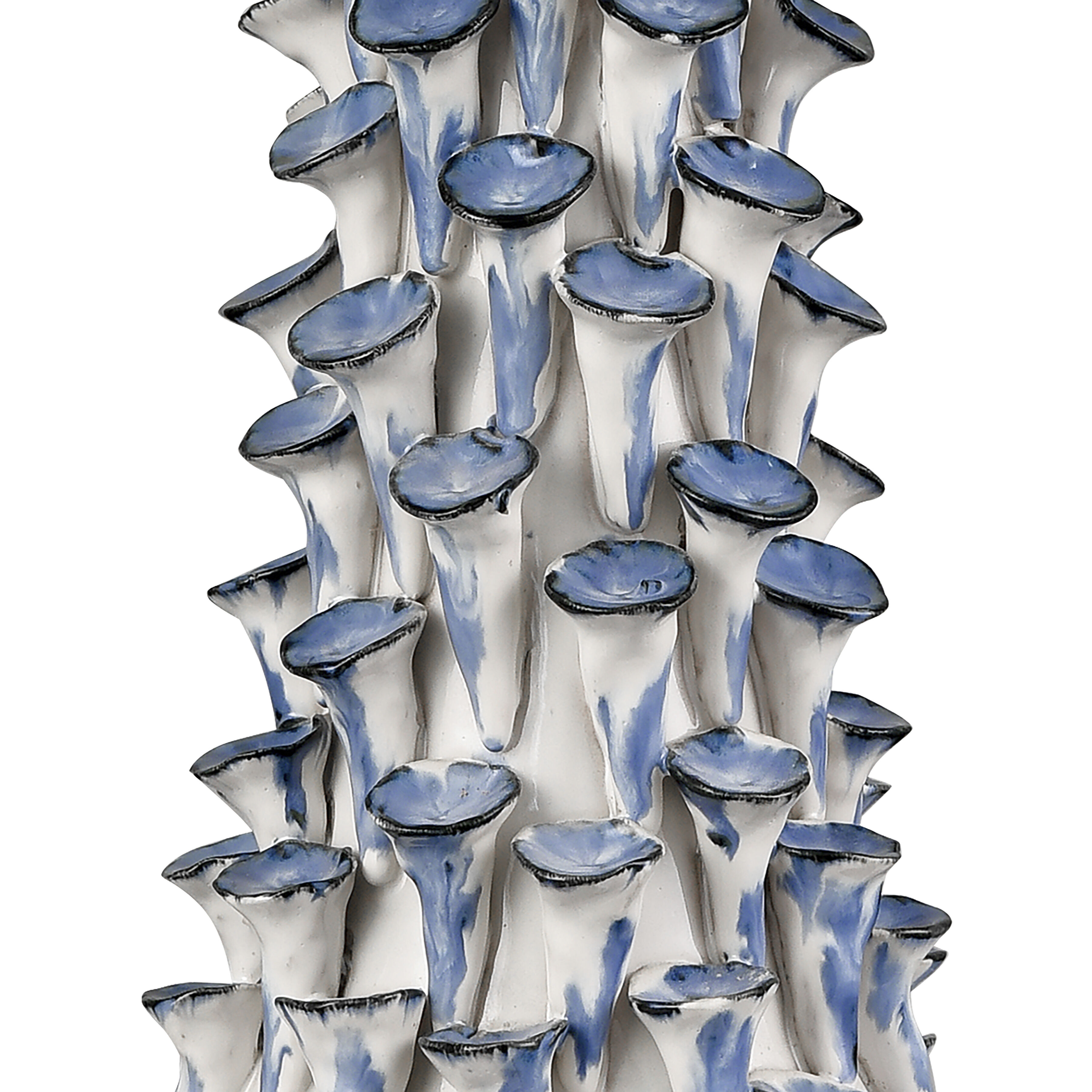 Habel 31 inch 150 watt White Glaze Table Lamp Portable Light