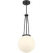 Vellin 1 Light 10 inch Matte Black Pendant Ceiling Light