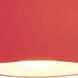Cylinder 4 inch Pendant Ceiling Light in Red, Cylinder