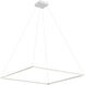 Piazza Pendant Ceiling Light in White