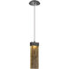Parallel LED 2.3 inch Graphite Pendant Ceiling Light in Bronze Granite, 2700K LED