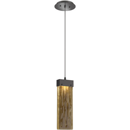 Parallel LED 2.3 inch Graphite Pendant Ceiling Light in Bronze Granite, 2700K LED