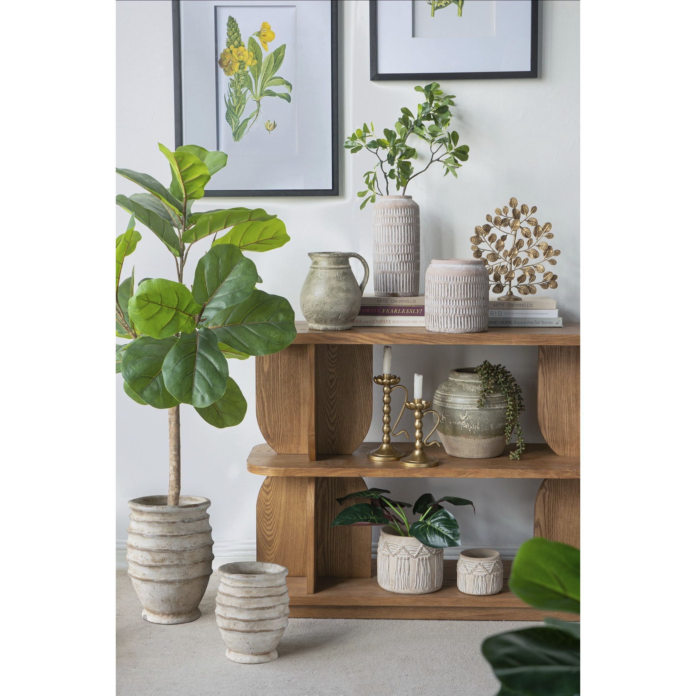 Anita 7.3 X 4.9 inch Candle Holder