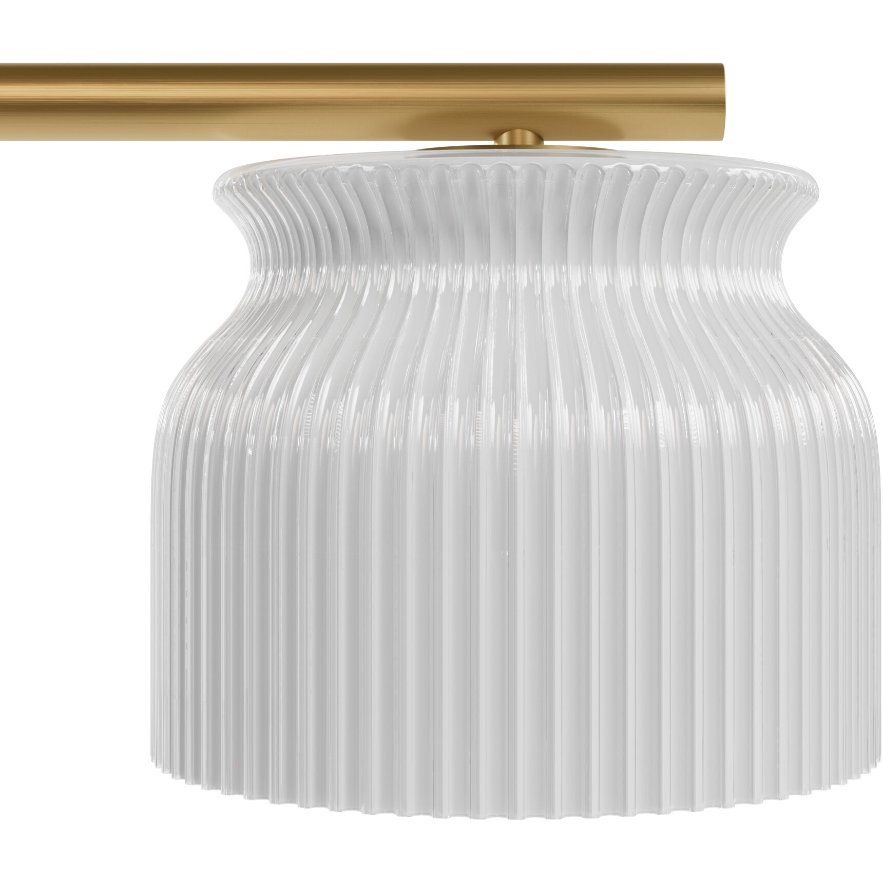 Harlowe 5 Light 51 inch Luxe Gold Linear Chandelier Ceiling Light, Large