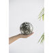 Floral Brown/White Decorative Ball