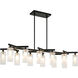 Kristof LED 15.75 inch Black Chandelier Ceiling Light