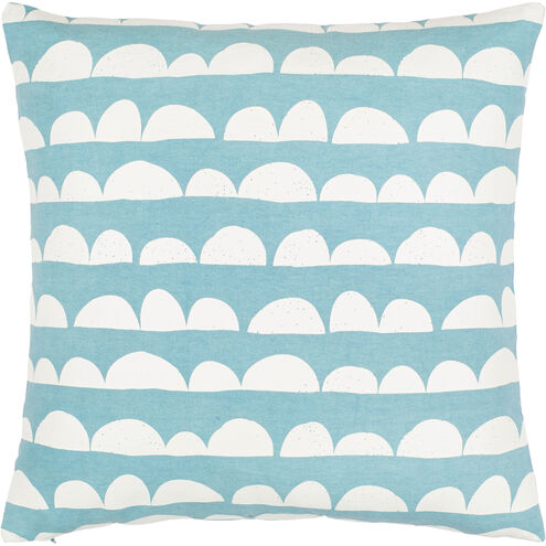Lachen 18 inch Teal Pillow Kit in 18 x 18, Square