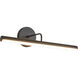 Slender 13 watt 18 inch Black Picture Light Wall Light