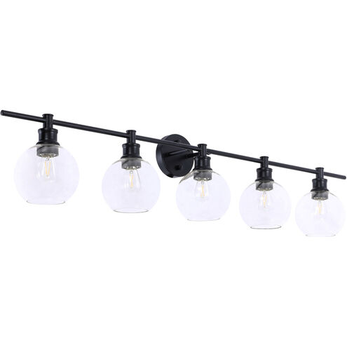Collier 5 Light 47 inch Black Wall sconce Wall Light