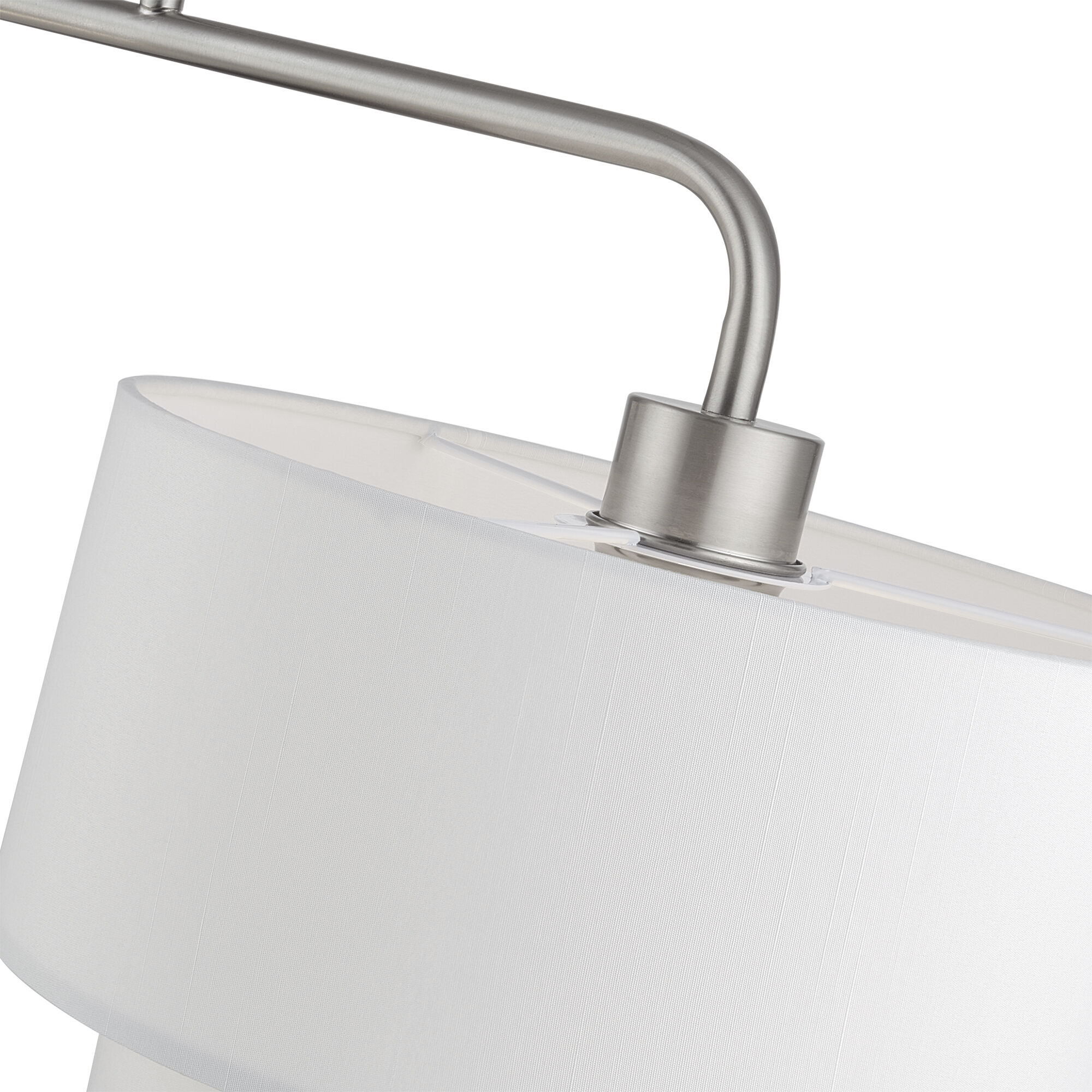 Manorwood 2 Light 35 inch Brushed Nickel Linear Chandelier Ceiling Light