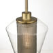 Kiruna 1 Light 8 inch Legacy Brass Mini Pendant Ceiling Light