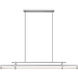 Benoit LED 56 inch Brushed Nickel Billiard Light Ceiling Light