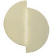 Ambiance LED 9 inch Vanilla (Gloss) ADA Wall Sconce Wall Light, Offset
