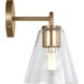 Senda 2 Light 17 inch Satin Brass Bath Vanity Wall Light