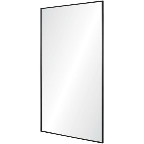 Amara 45 X 30 inch Clear and Matte Black Wall Mirror