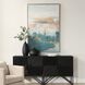 Eastside Blue and Greena nd Beige and Orange Abstract Coastal Art