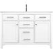 Lewis 48 X 22 X 34 inch White Vanity Sink Set