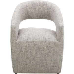 Barrow Grey Storm Dining Chair, Rolling