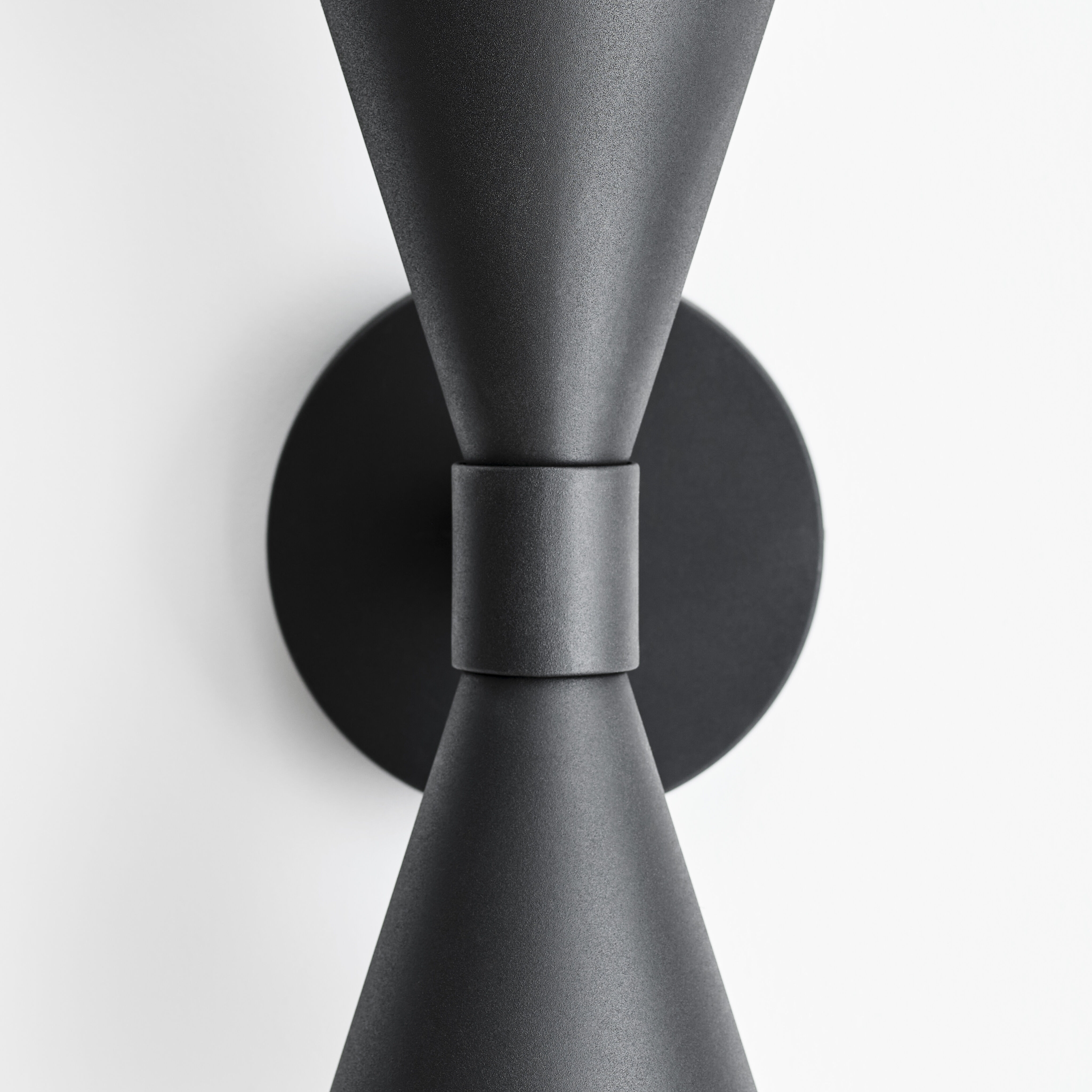 AERIN Albertine 2 Light 18 inch Textured Black Outdoor Wall Sconce