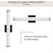 Phase 6.2 LED 36 inch Black Linear Vanity Light Wall Light