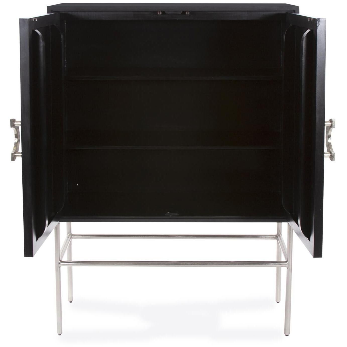 Aurora Nickel Bar Cabinet