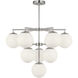 Nube LED 26 inch Brushed Nickel Chandelier Ceiling Light