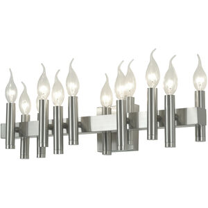 Collette 12 Light 24 inch Satin Nickel Bath Vanity Light Wall Light