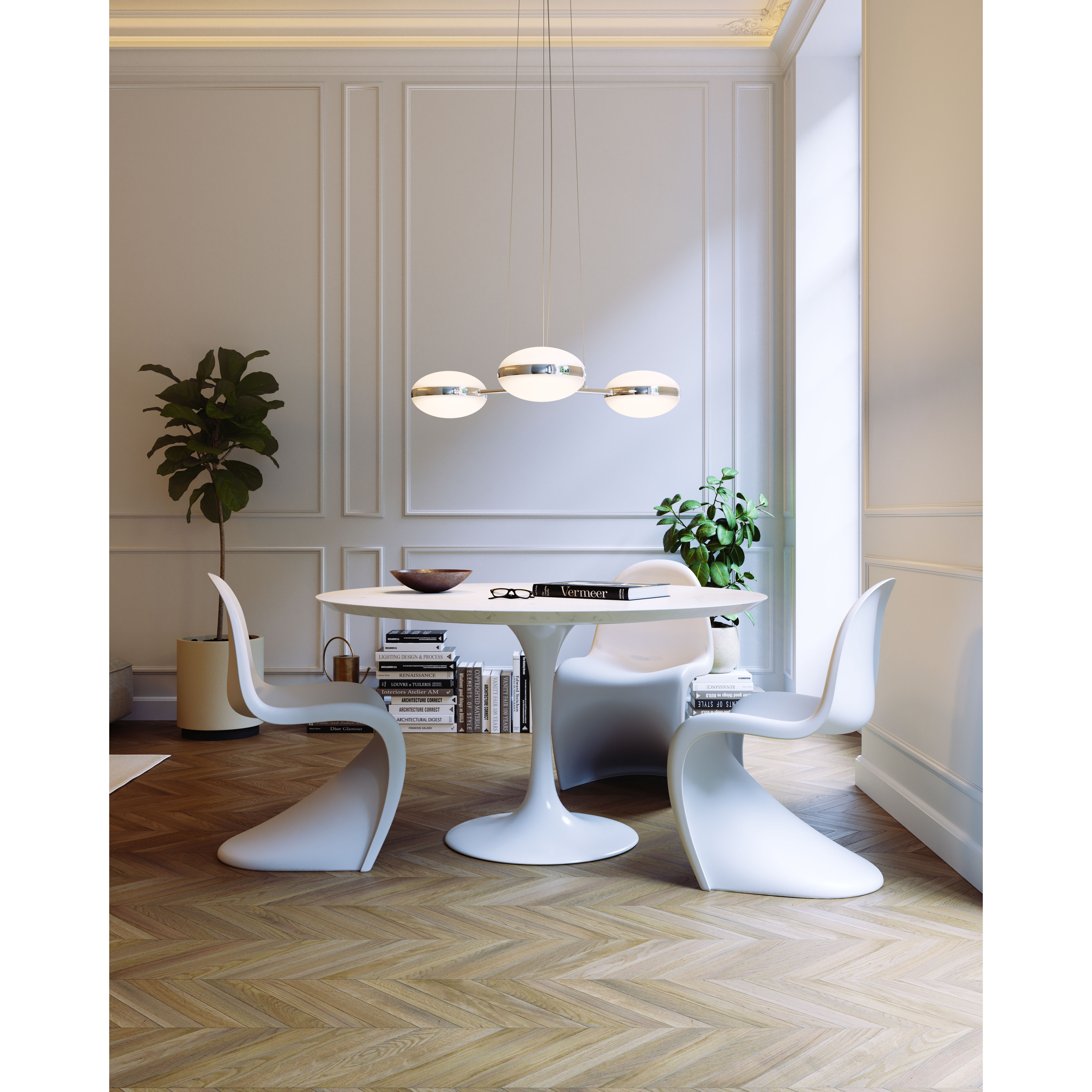 Pillows LED 35.5 inch Polished Chrome Pendant Ceiling Light