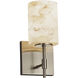 Alabaster Rocks LED 6.5 inch Dark Bronze Wall Sconce Wall Light in 700 Lm LED, Oval