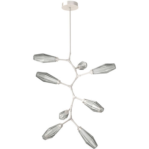 Aalto LED 37.1 inch Beige Silver Chandelier Ceiling Light, Modern Vine