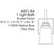 Antonia 1 Light 5.5 inch Brushed Nickel Bath Vanity Light Wall Light