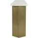Shilo 64 X 15 inch Antique Brass Console