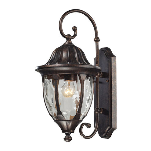 Joy 1 Light 18 inch Regal Bronze Outdoor Wall Sconce