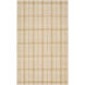 Tartan 36 X 24 inch Natural/Desert Tan/Pearl/Tan/Khaki Handmade Rug in 2 x 3