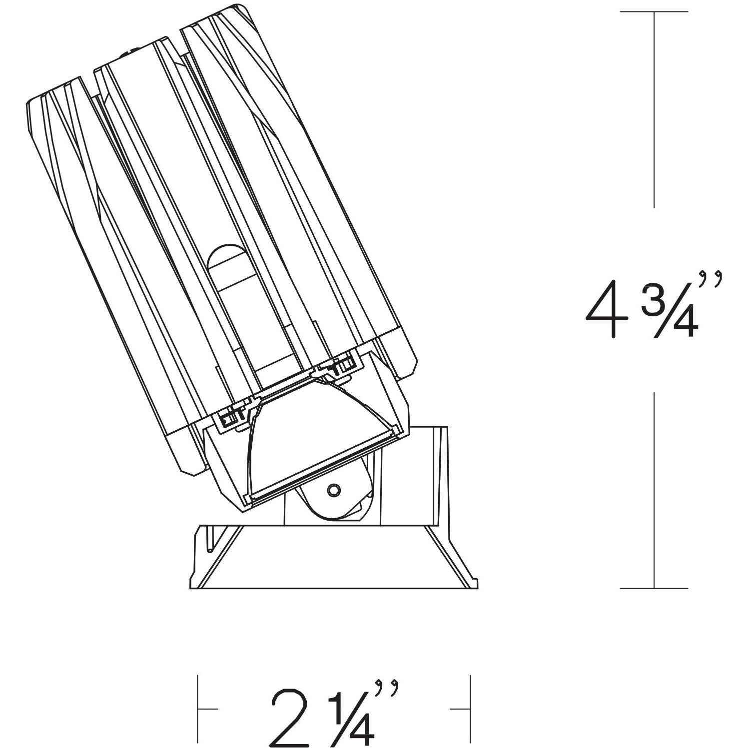 FQ Integrated LED White Recessed Trim in 1800-3000K, 2" LED