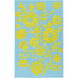 Skidaddle 36 X 24 inch Green and Blue Area Rug, Poly Acrylic